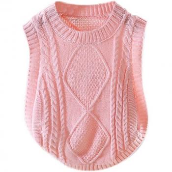 Kids' Breathable Cotton Print Sweater - Casual Knitted Vest