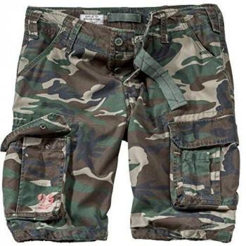 Pantaloncini Vintage Surplus Airborne Verde S