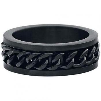 EtNox Robust Ring - Mesh Stål - Svart