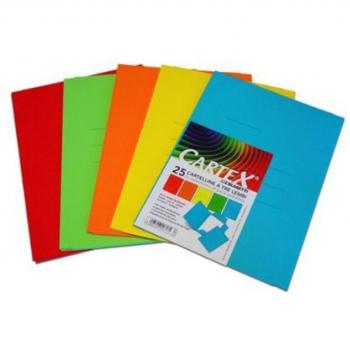 BLASETTI CARTELLA A 3 LEMBI CON STAMPA IN CARTONCINO 250X335 mm A4 COLORI ASSORTITI CONF 10 Pz