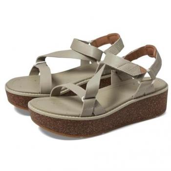 Teva Sandalias de Mujer con Plataforma y Hoja de Madera