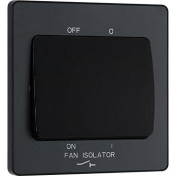 BG Evolve Matt Grey Fan Isolator Switch 10A Triple Pole - PCDMG15B