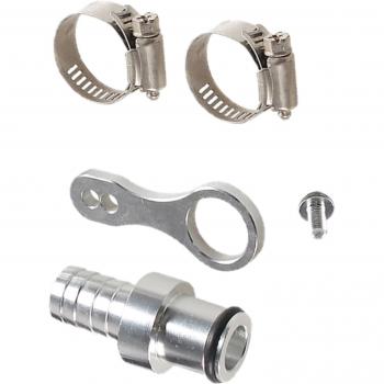 Accesorios de manguera de refrigerante de aluminio plateado para RAM 2500/3500 09, 5 piezas