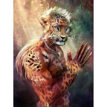 Mosaïque 3D Tiger Man