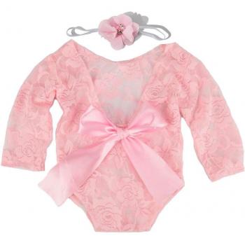 Lacy Babies Romper Newborn Photography Outfit 0-3 Months