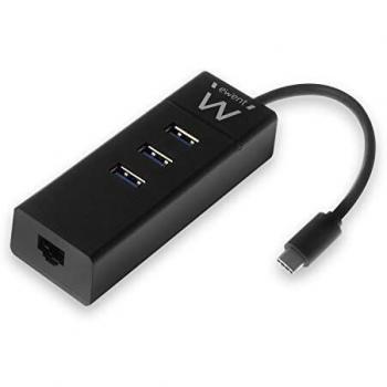 Hub usb ewent 3 puertos usb