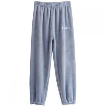 All-Match Casual Pajamas Soft Coral Fleece Pants