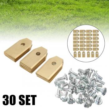 30 cuchillas de reemplazo de acero de titanio para cortacésped Automower Gardena R38LI R40LI 105 305 0,75 mm