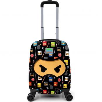 High-Impact Coral Ninja Backpack for Children