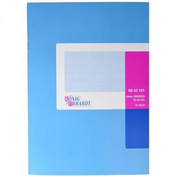 König & Ebhardt Kassenbuch A5 – 40 Blatt, kartoniert