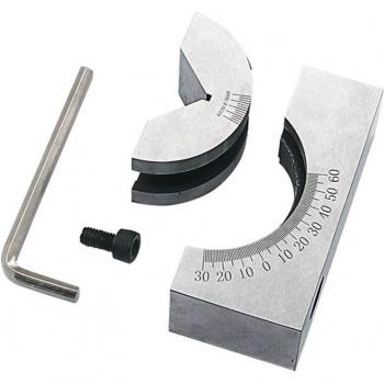 Jauge d'angle V bloc 0-60 degrés