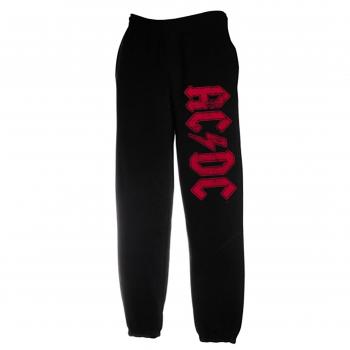 Pantaloni tuta AC/DC con logo - M a XXL - Uomo - Nero