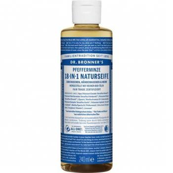 Líquido de Cuidado Menta Natural 18×1 Dr. Bronner's