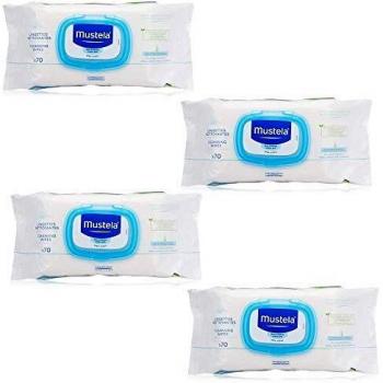 MUSTELA Lingettes nettoyantes parfumées MUSTELA BEBE PEAU NORMALE 70 LINGETTES