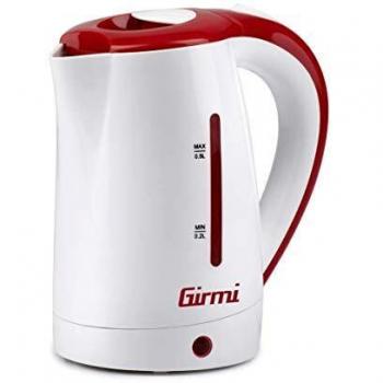 Girmi BL02 Bollitore, 1100 Watts, Plastica, Bianco