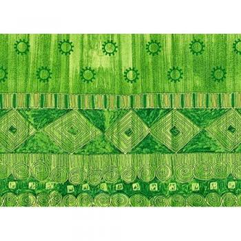 Set Cuscini Coprisedia Sequoia 4x Verde, Imbottito e Sfoderabile