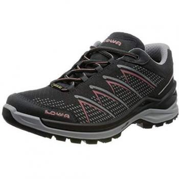 Lowa Ferrox Pro Gtx Lo Ws Damen-Trekkingschuh in Schwarz (Grafite/Salmone 9801), Größe 39 EU