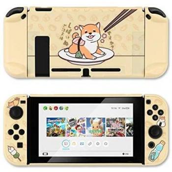 GeekShare Slim Cover Case for Nintendo Switch with Shiba Inu Design