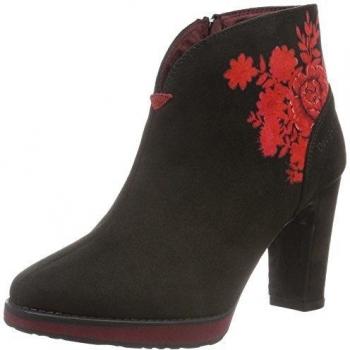 Desigual 67AS6C2 - Botines de mujer, color Negro 2000