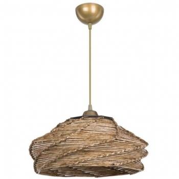 Risa Rustic Glow Lampada Soffitto Carta Marrone
