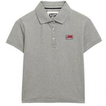 Superdry Damen-Polo mit sportlichem Graffiti‑Print