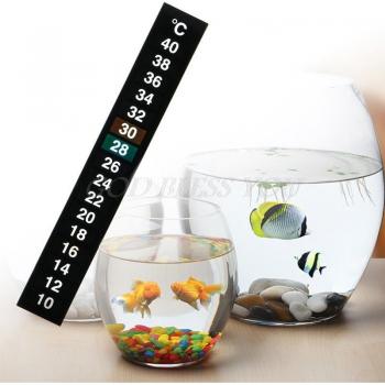 Digitales Aquarium Thermometer mit Temperatur Aufkleber, 1/5/10 Stücke