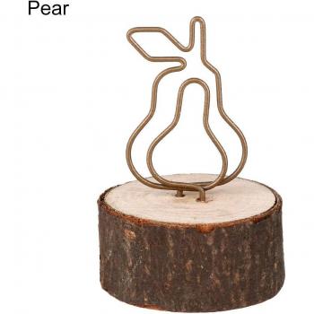 Support de table en bois