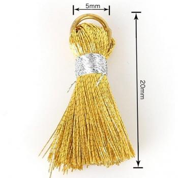 Pendientes Siver 20+5mm – Accesorios de Borla y Flecos