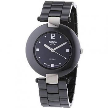 Boccia Damen‑Uhr XS Analog, Quarz, Keramik – Modell 3214‑02