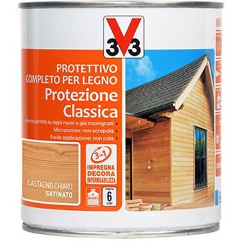 V33 Impregnante Protezione Classica a solvente da 0,75 L