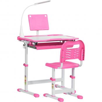 Ensemble Bureau et Chaise Réglable pour Enfants de 6 à 12 Ans