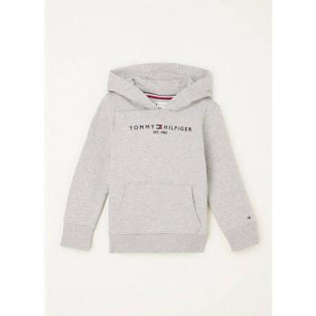 Hoodie Tommy Hilfiger Essentiel Gris Clair 9 Mois Enfant