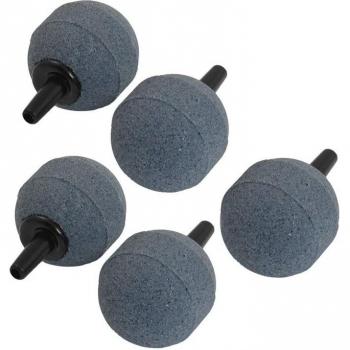 5 Pcs 25mm Gray Air Stone Bubble Maker for Fish Tanks