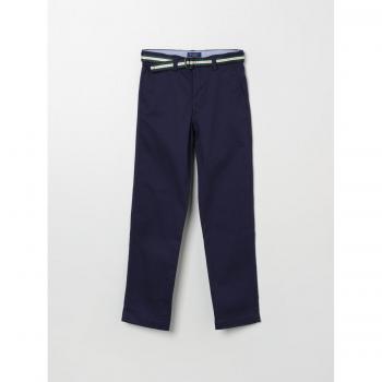 Ralph Lauren Niño: Pantalón Chino Azul Marino con Cinturón
