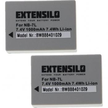 Canon NB‑7L Double Batterie