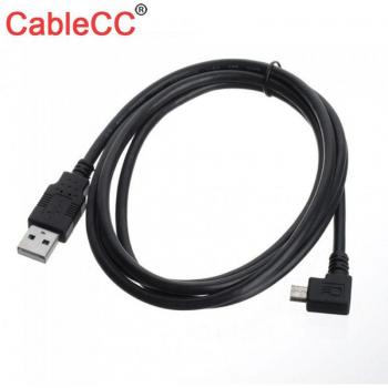 Zihan Cable de Carga 90° 5‑Pin a MicroUSB – 1,5 m