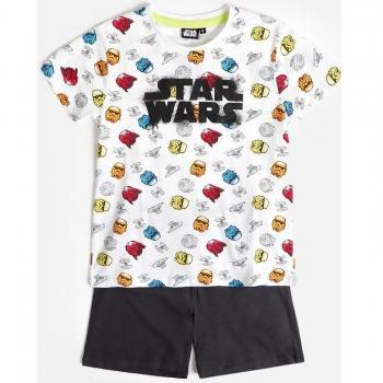 Pijama Manga Corta Disney Neon Graffiti para niño