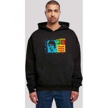Bruce Lee Be Like Water SEVENSQUARED Videospiel‑Print Oversize‑Kapuzenpullover