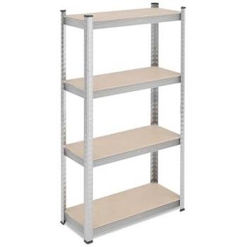 Relaxdays Scaffale da Cantina Acciaio 138x70x30 cm 4 Ripiani 200 kg