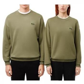 Sudadera Lacoste Logo Crew verde - M