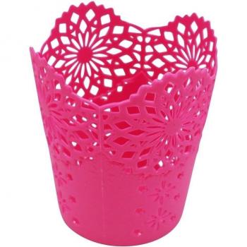 Lace-Cutout Desk Organizer