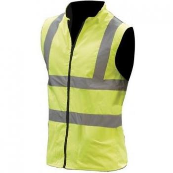 Yoko Chaleco/Chaqueta Hi-Vis Reversible de Forro Polar para Hombre