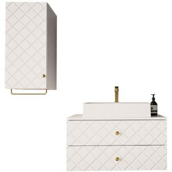 Merced E102 Set Bagno Bianco