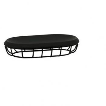 Porta sapone nero - serie grid cod 81602