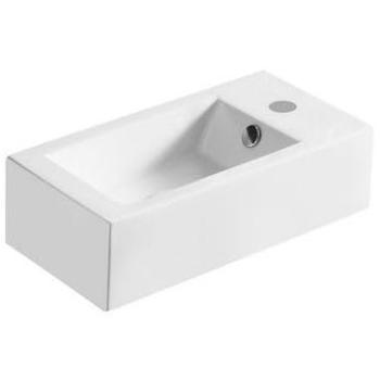 Appoggio Lavabo 50x25,5 cm – Retta Mini – Mod. LA47 – Bianco DX