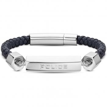 Pulsera Police para Hombre de Cuero 19 cm