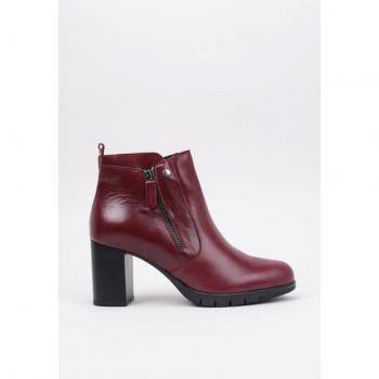 Sandra Fontan LINDA Bottines en cuir Bordeaux