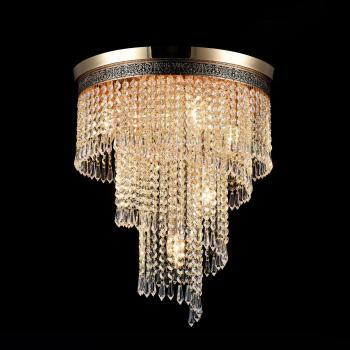 Maytoni - Cascade Chandelier Gold & Crystal, 7 Light, E14