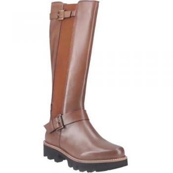 Aleena Brown Boot by POD – Women’s Leather/ Textile – 7