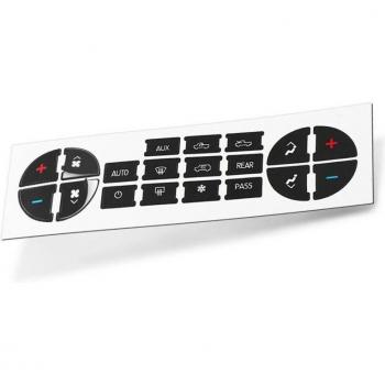 Chevrolet GMC Tahoe A/C Interior Button Repair Decals